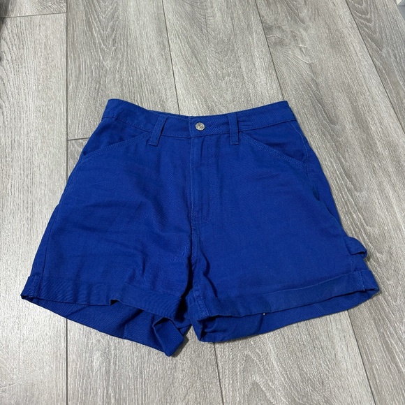 Royal blue jean shorts - Picture 1 of 2